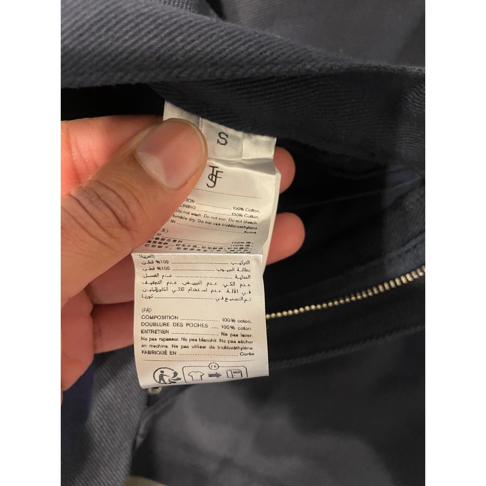 The Frankie Shop Navy Wide Leg Pants - Picture 6 of 9